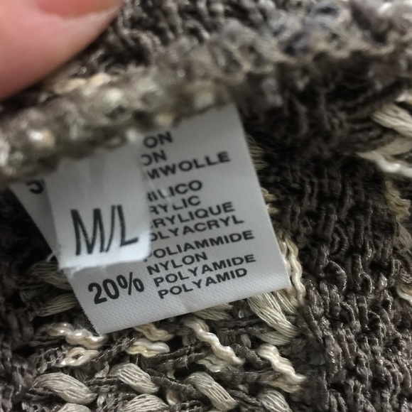 SISTE’S KNITTED ITALIAN CARDIGAN SIZE ML - Picture 8 of 9